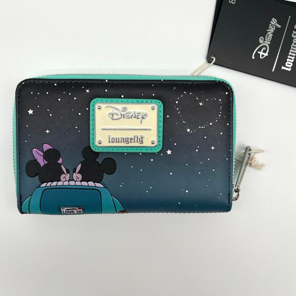 LOUNGEFLY Disney NWT Mickey Retro 3D Wallet, Sequin Minnie Ears Included - Picture 5 of 12